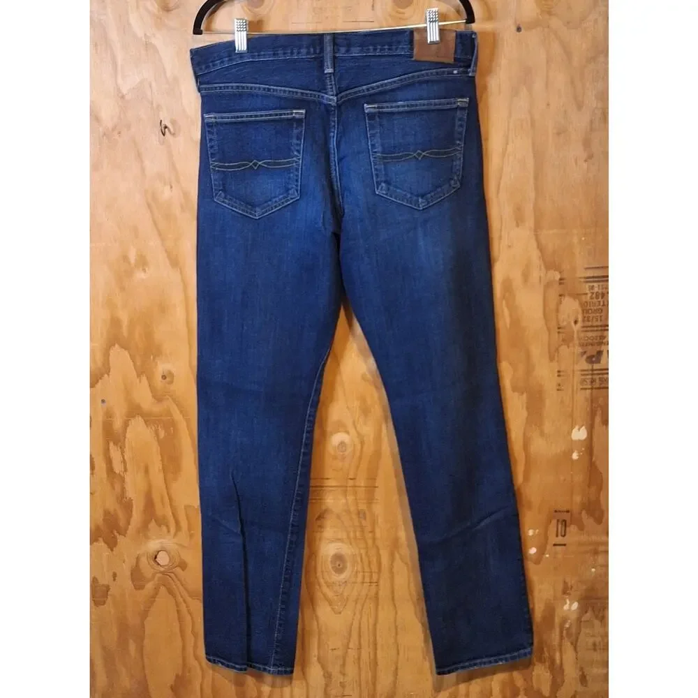 Lucky Brand Jeans Men's 33/34 Dark Wash Classic Retro Normcore Classiccore Denim